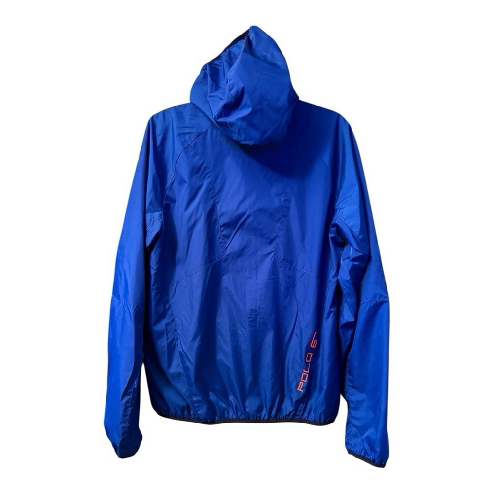 Polo Ralph Lauren RL67 Mens Small Big Pony Blue Windbreaker Jacket Zip Hoodie - Picture 6 of 9